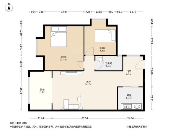 汇强上城户型图