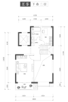 136㎡户型下叠二层