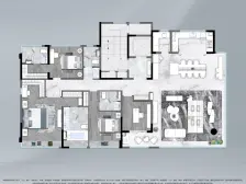 高品质住宅电梯洋房,270度环幕端厅,居中位置