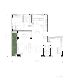 高科·云天4室2厅1厨3卫建面240.00㎡