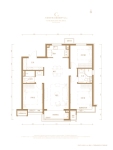 C2户型120平三室两厅