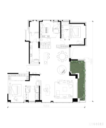 高科·云天4室2厅2厨4卫建面320.00㎡