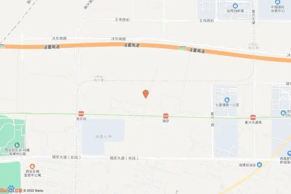 沣东新城镐京片区FD4-3-14地块交通图