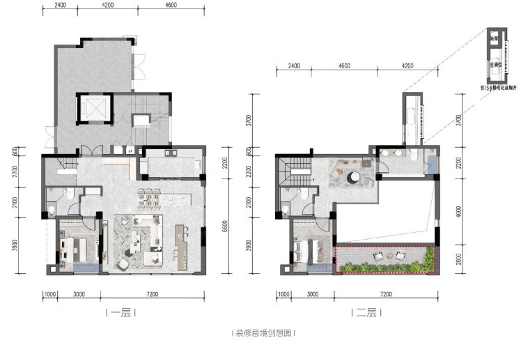 重庆重庆中央公园悦府3室2厅2卫1厨173.00㎡户型图-重庆房天下