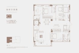 瑞和·鹿鸣府5室2厅2厨4卫建面278.57㎡