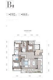 礼嘉樾千山4室2厅1厨2卫建面191.00㎡