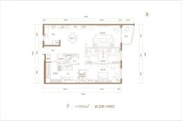 亮马·福景苑2室2厅2厨2卫建面195.0㎡