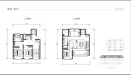 紫薇绿城·南山雲庐3室3厅1厨3卫建面214.00㎡