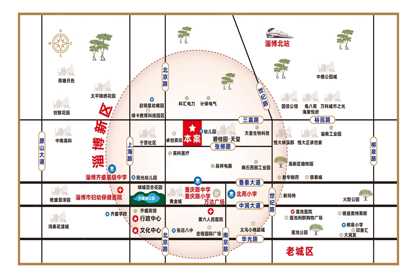 锦园交通图