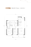 建面约108.35-111.66平户型