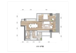 朝天阁1室1厅1厨1卫建面132.00㎡