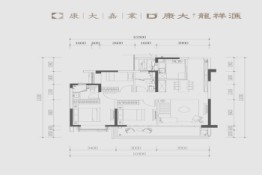 康大龙祥汇3室2厅1厨2卫建面110.00㎡