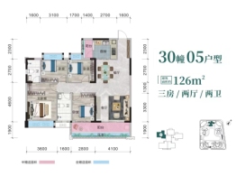 建安·御锦珑湾3室2厅1厨2卫建面101.00㎡