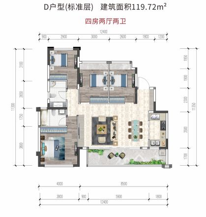 正成·万柳墅院户型图