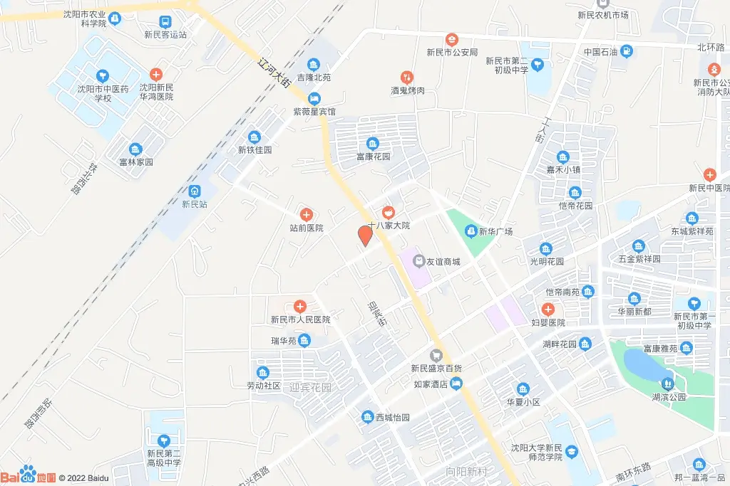 新民市新柳街道2022-047地块交通图