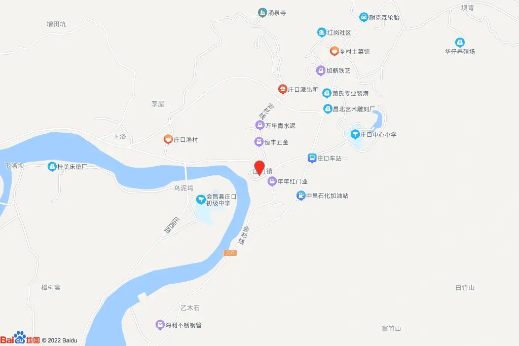 会昌县庄口镇会杉线西北侧Z-01号地块交通图