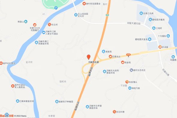 邛崃市文君街道渔村QL2021-42(05)交通图