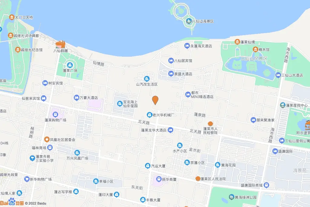 蓬泉路北、登州北路西交通图