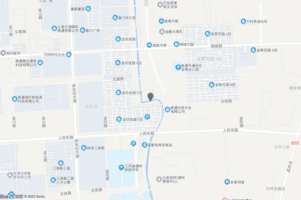 金欣佳苑F区交通图