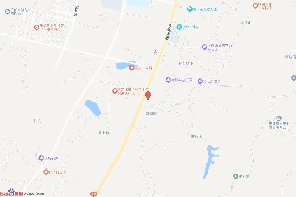 工业新区于都大道东侧、天祥大道北侧地块交通图