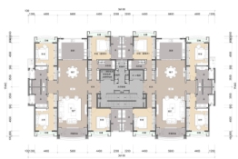 鲁信有邻花园4室2厅1厨4卫建面325.00㎡