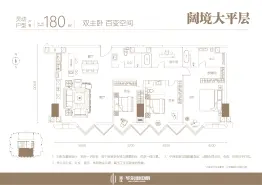 滨江华尔街中心4室2厅1厨2卫建面180.00㎡