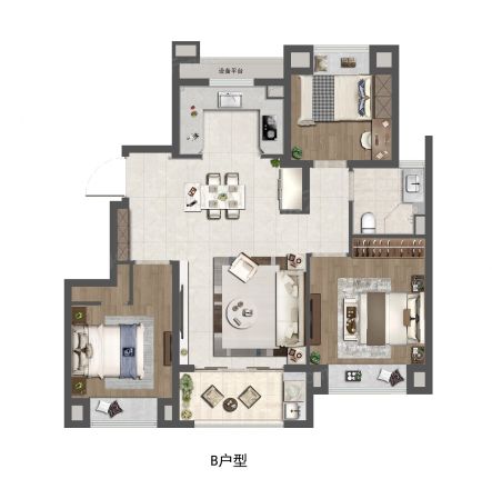 安联湖山悦别墅户型图