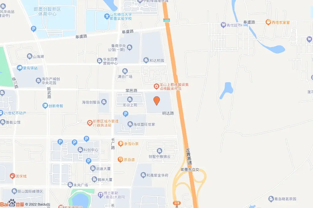海信盟旺世家二期交通图
