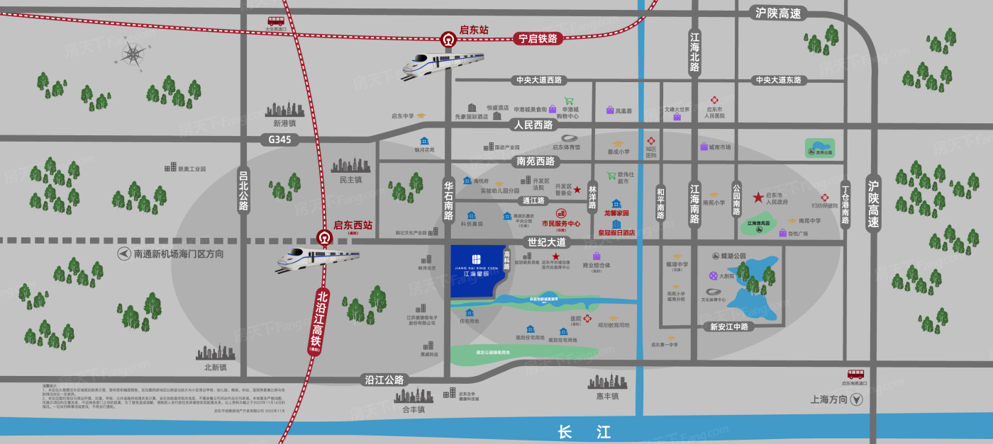 江海星辰交通图
