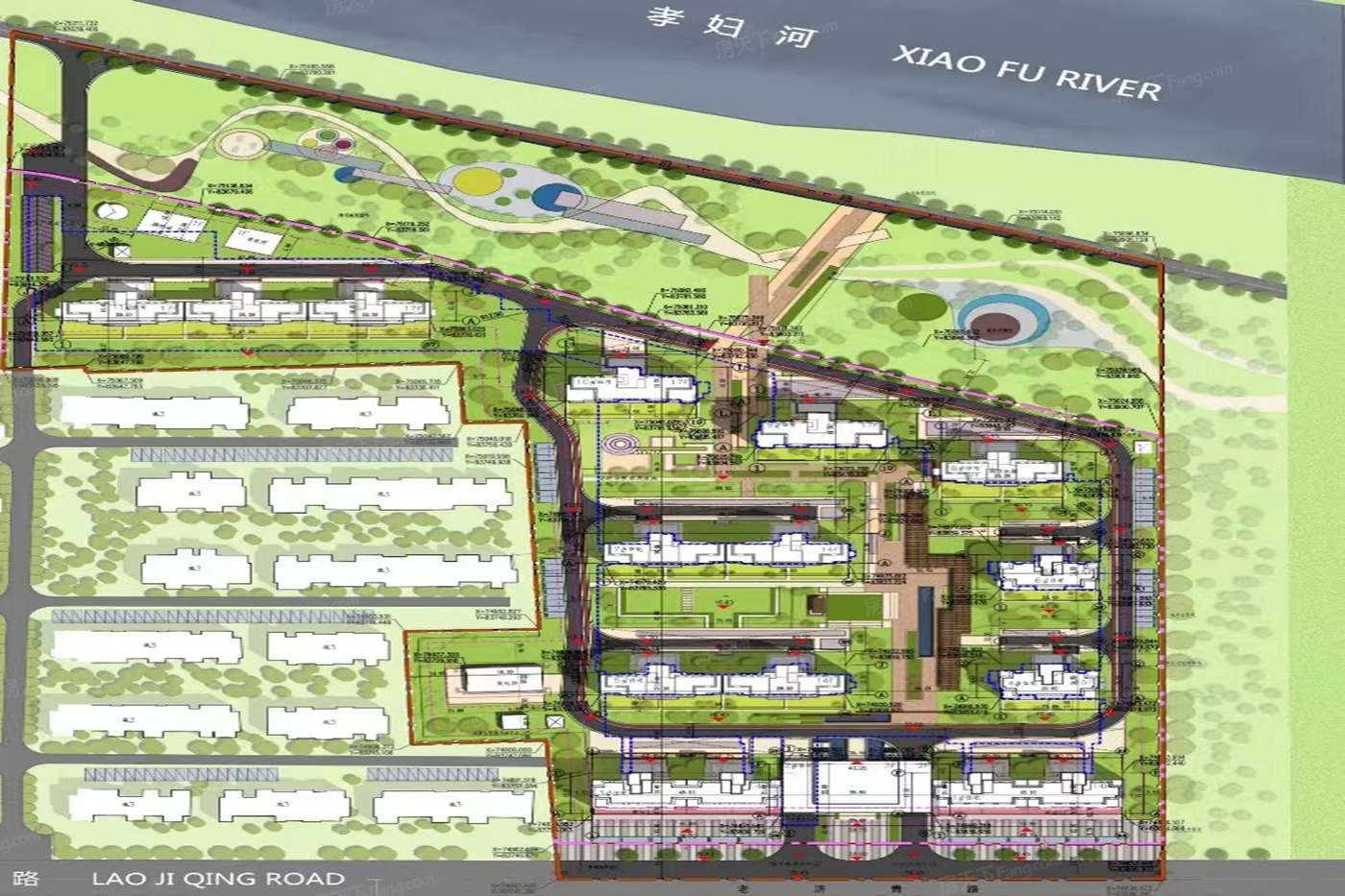 鲁中·林湖公馆楼栋平面图