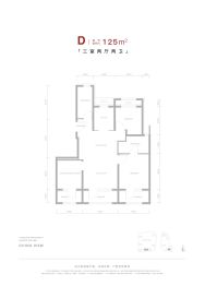 君礼著3室2厅1厨2卫建面125.0㎡