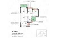 一期建面75平两房