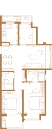 天汇玺3室2厅1厨2卫建面106.00㎡