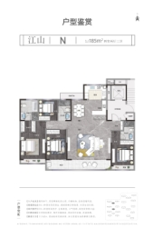 岱宗万阅府4室2厅1厨3卫建面185.0㎡