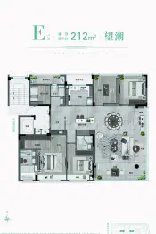 广和·江堤春晓5室2厅2厨3卫建面212.0㎡