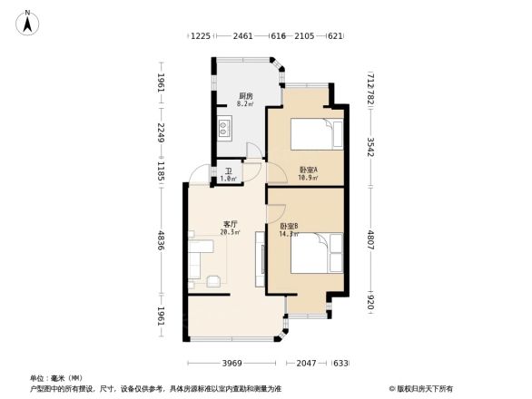 白龙苑户型图