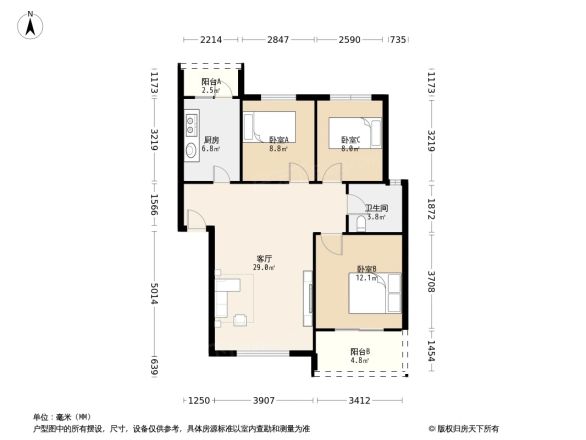 永寿教师楼户型图