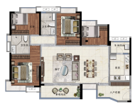 建面135方03户型