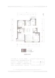 能建·京玥兰园4室2厅1厨2卫建面118.0㎡