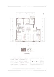 能建·京玥兰园4室2厅1厨2卫建面135.0㎡