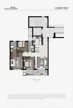 时代江上鸣翠户型图