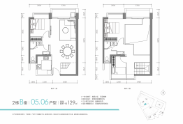 正东名苑3室2厅1厨2卫建面129.00㎡