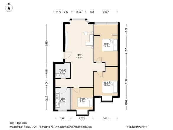 南铁新居户型图
