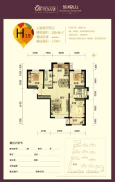 龙TOWN3室2厅1厨2卫建面129.00㎡