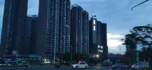 富辰悦府项目夜景实景图