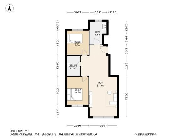 仙悦花园户型图