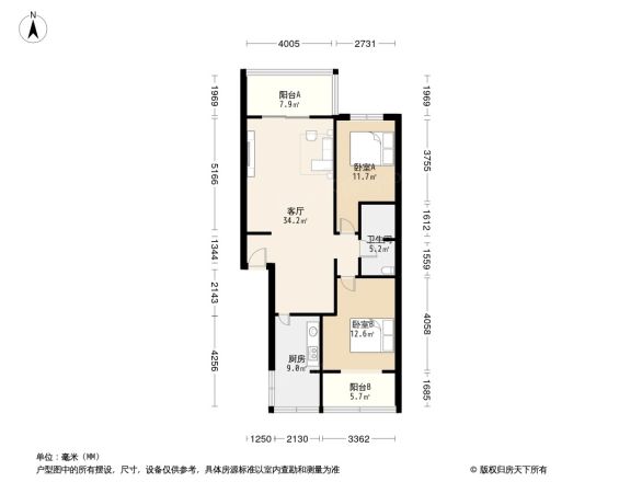 禾正雅居户型图
