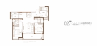 E12栋02户型114.83㎡