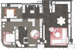 成都·嘉佰道3室2厅1厨3卫建面163.0㎡