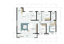 熙溪里3室2厅1厨2卫建面155.00㎡